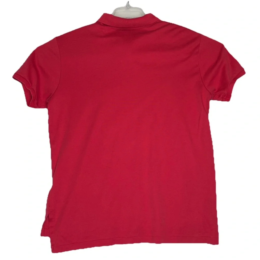 Ralph Lauren Polo Shirt Men XL Red Short Sleeve Classic Fit Cotton custom fit
